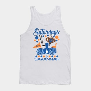 Saturdays in Savannah - Savannah State Tigers Tank Top